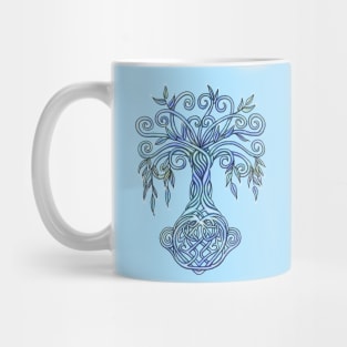 Celtic Tree of life Sky Colored Mug